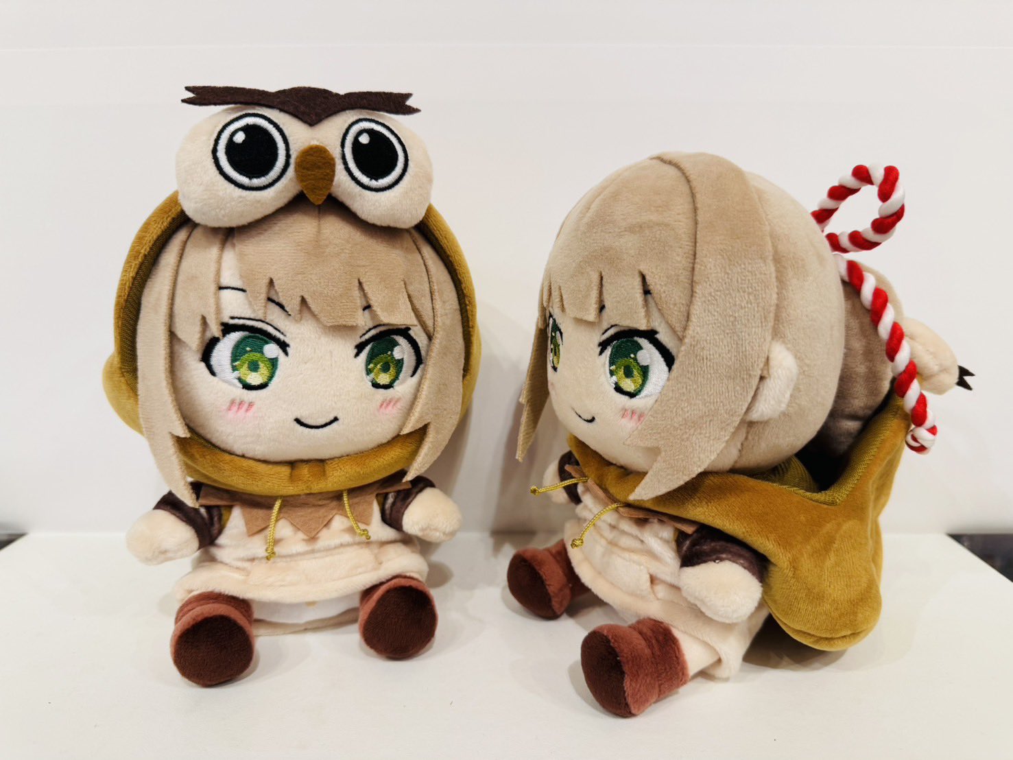 ふくろうパーカー真尋ちゃんぬいぐるみ